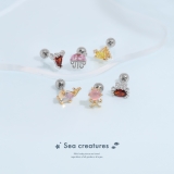 軟骨ピアス 海エビカニタコクラゲクジラエンゼルフィッシュキュービックジルコニア … | ボディピアス専門店凛RIN | 詳細画像2