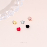 キャッチ ハートかわいいぷっくりカスタマイズ自在ブラックレッドピンクゴールド | ボディピアス専門店凛RIN | 詳細画像2 
