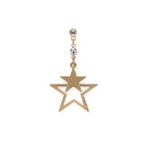 ゴールド | ボディピアス 星チャーム付きスター宇宙 ボディーピアス | ボディピアス専門店凛RIN