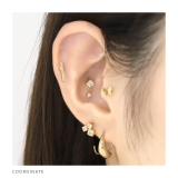 ボディピアス ジュエルバー上品 金属アレルギー対応サージカルステンレス | ボディピアス専門店凛RIN | 詳細画像7 