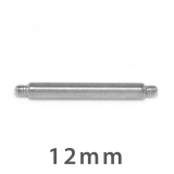シルバー・12mm | マジックシャフト カスタマイズボディピアス 14Gシャフト16Gネジ山 | ボディピアス専門店凛RIN