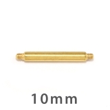 ゴールド・10mm | マジックシャフト カスタマイズボディピアス 14Gシャフト16Gネジ山 | ボディピアス専門店凛RIN