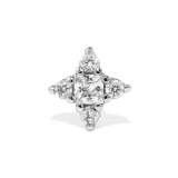 フラワー | 軟骨ピアス ジュエルトライアングルフラワー三角花CZ金属アレルギー上品 ボディピ… | ボディピアス専門店凛RIN