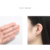 軟骨ピアスボディピアスピアス アローコーンストレートバーベル サージカルステンレ… | ボディピアス専門店凛RIN | 詳細画像6 