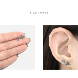 軟骨ピアス ハート王冠王様翼ウィングシルバースタイリッシュ ボディピアス | ボディピアス専門店凛RIN | 詳細画像6 