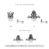 軟骨ピアス ハート王冠王様翼ウィングシルバースタイリッシュ ボディピアス | ボディピアス専門店凛RIN | 詳細画像7 