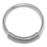 12mm | 軟骨ピアス スプリング ばね | ボディピアス専門店凛RIN