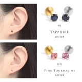 軟骨ピアス 天然石誕生石金属アレルギーアメジストタンザナイトルビー ボディピアス | ボディピアス専門店凛RIN | 詳細画像15