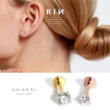 軟骨ピアス 24金ゴールドピンクゴールドK24GPK18PGひっかからない ボデ… | ボディピアス専門店凛RIN | 詳細画像1 