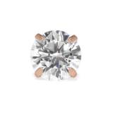 ピンクゴールド/クリア | 軟骨ピアス ひっかからないジュエルトラガスサージカルステンレスジルコニア | ボディピアス専門店凛RIN