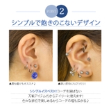 ボディピアス 8G セグメントリング | ボディピアス専門店凛RIN | 詳細画像5
