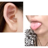 ボディピアス つけっぱなしピアスひっかからない軟骨ピアスフラット つけっぱなし | ボディピアス専門店凛RIN | 詳細画像8 