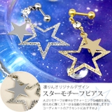 ボディピアス 星 チャーム付き | ボディピアス専門店凛RIN | 詳細画像2
