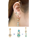 へそピアス 軟骨ピアス 14G | ボディピアス専門店凛RIN | 詳細画像5