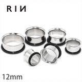 [12mm]シングルフレアアイレット シルバー ボディピアス | ボディピアス専門店凛RIN | 詳細画像1 