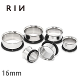 [16mm]シングルフレアアイレット シルバー ボディピアス | ボディピアス専門店凛RIN | 詳細画像1 