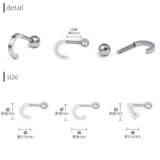 ボディピアス 軟骨ピアス シンプル | ボディピアス専門店凛RIN | 詳細画像5