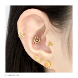 軟骨ピアス 太陽SUN夏かっこいいスタイリッシュステンレス金属アレルギー ボディ… | ボディピアス専門店凛RIN | 詳細画像5 