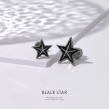 ボディピアス軟骨ピアスピアス スターブラックストレートバーベル サージカルステン… | ボディピアス専門店凛RIN | 詳細画像2 