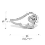 左右ペアセット 天使の翼羽ウイング 軟骨ピアス | ボディピアス専門店凛RIN | 詳細画像10
