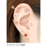 左右ペアセット 天使の翼羽ウイング 軟骨ピアス | ボディピアス専門店凛RIN | 詳細画像7