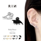 軟骨ピアス 天使悪魔翼羽エンジェルデビル ボディピアス | ボディピアス専門店凛RIN | 詳細画像1