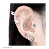 軟骨ピアス 天使悪魔翼羽エンジェルデビル ボディピアス | ボディピアス専門店凛RIN | 詳細画像12