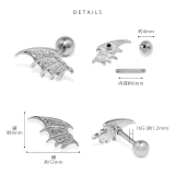 軟骨ピアス 天使悪魔翼羽エンジェルデビル ボディピアス | ボディピアス専門店凛RIN | 詳細画像19