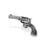 シルバー・Left（左） | 軟骨ピアス 銃拳銃ピストル サージカルステンレスステンレスピアス | ボディピアス専門店凛RIN