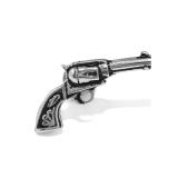 シルバー・Right（右） | 軟骨ピアス 銃拳銃ピストル サージカルステンレスステンレスピアス | ボディピアス専門店凛RIN