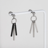 軟骨ピアス スタイリッシュロングスティックバー3連シェイプ揺れる ボディピアス | ボディピアス専門店凛RIN | 詳細画像3