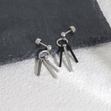 軟骨ピアス スタイリッシュロングスティックバー3連シェイプ揺れる ボディピアス | ボディピアス専門店凛RIN | 詳細画像7