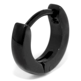 ブラック | ステンレスピアス0024 フープ リング | ボディピアス専門店凛RIN