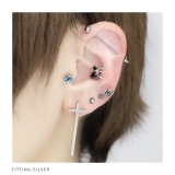 軟骨ピアス ロングクロス 十字架ハロウィンCROSSゴシック | ボディピアス専門店凛RIN | 詳細画像5