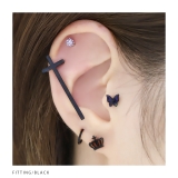 軟骨ピアス ロングクロス 十字架ハロウィンCROSSゴシック | ボディピアス専門店凛RIN | 詳細画像6