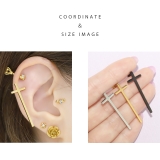 軟骨ピアス ロングクロス 十字架ハロウィンCROSSゴシック | ボディピアス専門店凛RIN | 詳細画像8