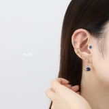 軟骨ピアス 土星惑星ジュエルチャーム揺れる凛オリジナル 金属アレルギー対応ボディ… | ボディピアス専門店凛RIN | 詳細画像4 