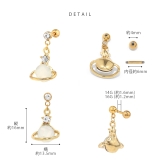 軟骨ピアス 土星惑星ジュエルチャーム揺れる凛オリジナル 金属アレルギー対応ボディ… | ボディピアス専門店凛RIN | 詳細画像9 