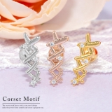 軟骨ピアス コルセットジュエル レースアップ編み上げストレートバーベルボディピア… | ボディピアス専門店凛RIN | 詳細画像3 