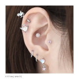 ボディピアス16G ハート羽翼 サージカルステンレス金属アレルギー対応 | ボディピアス専門店凛RIN | 詳細画像6