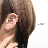 へそピアス かわいいはーとハート キラキラキュービックジルコニア | ボディピアス専門店凛RIN | 詳細画像4 