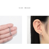 軟骨ピアス チェーン鎖クリップチェーンクール金属アレルギー対応揺れる ボディピア… | ボディピアス専門店凛RIN | 詳細画像6 