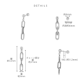 軟骨ピアス チェーン鎖クリップチェーンクール金属アレルギー対応揺れる ボディピア… | ボディピアス専門店凛RIN | 詳細画像7 