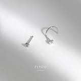 軟骨ピアス 鼻ピアスK18pt900天然ダイヤモンドシルバーゴールドノーズピアス… | ボディピアス専門店凛RIN | 詳細画像3 