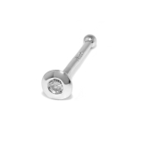 スタッド・シルバー | 軟骨ピアス 鼻ピアスK18pt900天然ダイヤモンドシルバーゴールドノーズピアス… | ボディピアス専門店凛RIN