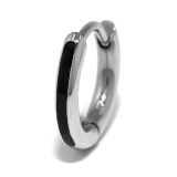 ブラック | 軟骨ピアスおしゃれ ターコイズブルーホワイトシンプル 夏金属アレルギー対応ワンタ… | ボディピアス専門店凛RIN