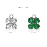 チャーム 四つ葉のクローバージルコニア揺れるかわいい ボディピアス | ボディピアス専門店凛RIN | 詳細画像7 