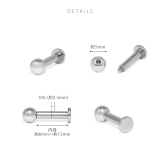 軟骨ピアス シンプルステンレス定番アイテム金属アレルギー ボディピアス | ボディピアス専門店凛RIN | 詳細画像4