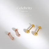 ピアス 24金ピンクゴールドK24K18PGコーティングひっかかりにくい | ボディピアス専門店凛RIN | 詳細画像2 
