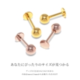軟骨ピアス24金ピンクゴールド 本物24Kコーティング | ボディピアス専門店凛RIN | 詳細画像8